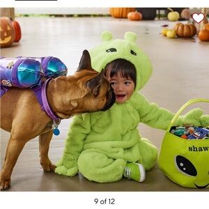 Green Alien Baby Costume